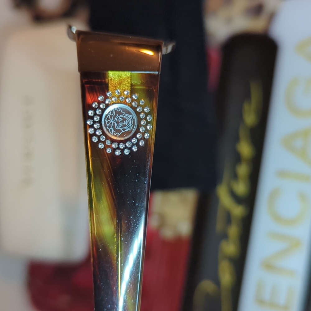 Versace Brown Gradient Tiger Mirror Frames Glasses RX - Sunglasses - Picture 9 of 11